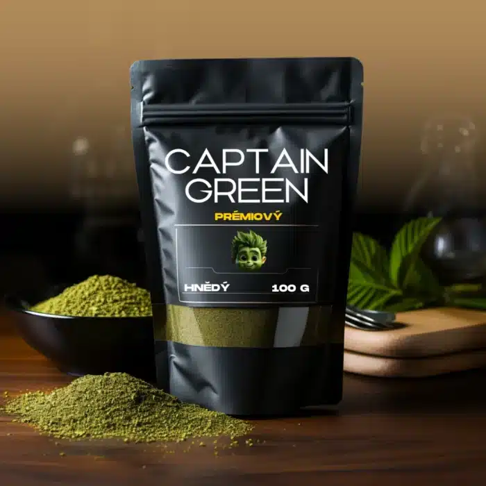 hnědý kratom premium captain green hnědý kratom premium captain green