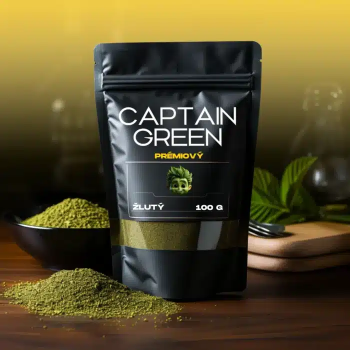 žlutý kratom premium captain green žlutý kratom premium captain green