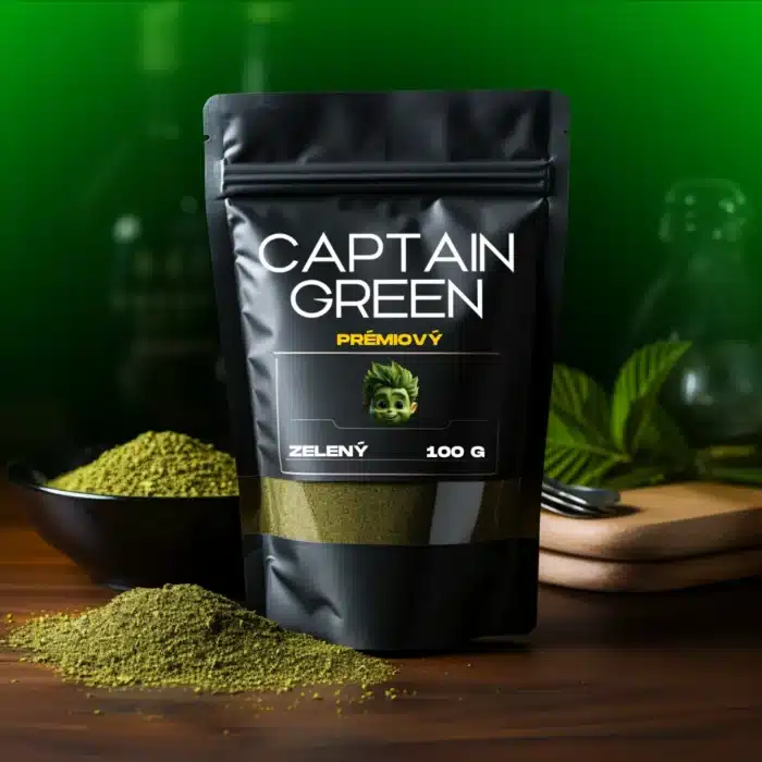 zelený kratom premium captain green zelený kratom premium captain green