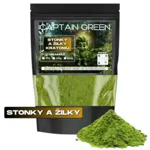 Stonky a žilky kratomu captain green